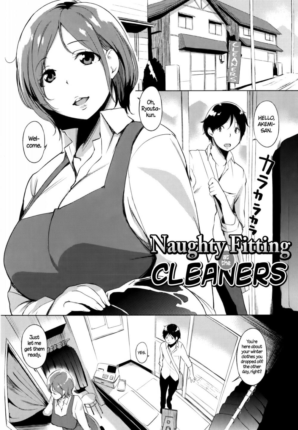 Hentai Manga Comic-Naughty Fitting at the Cleaners-Read-1